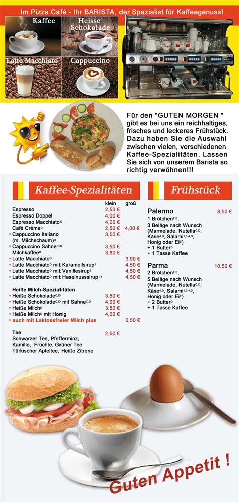 café kaltenkirchen|Frühstückskarte